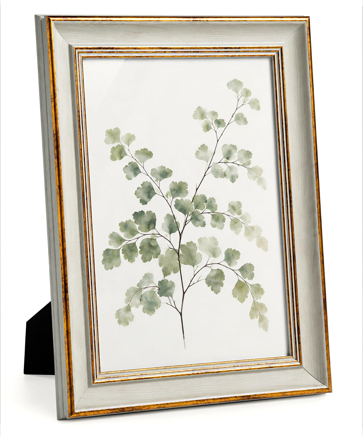 Afuly Vintage 8x10 Picture Frame Antique White Gold Photo Frame