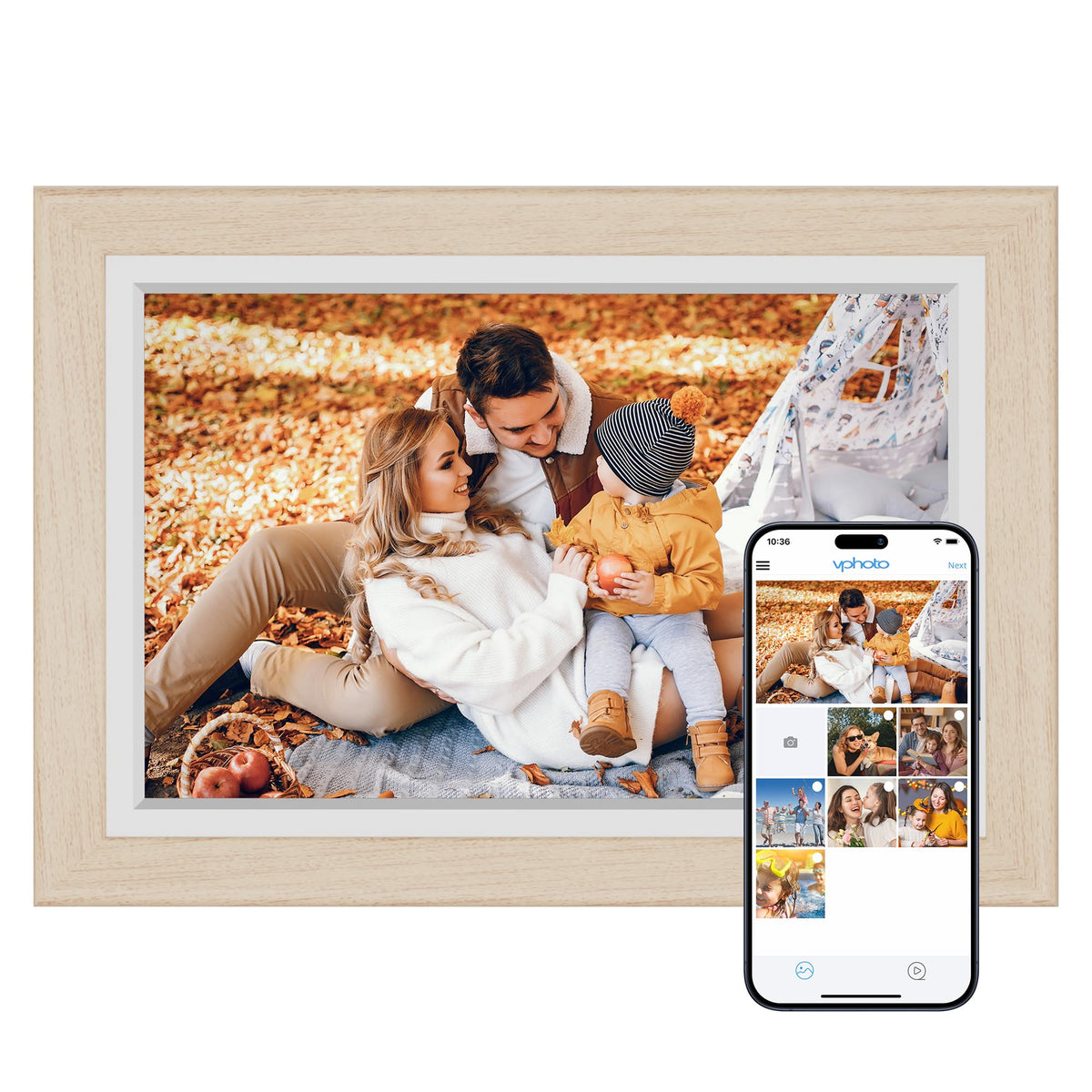 Dragon Touch 10.1'' WiFi Digital Picture Frame