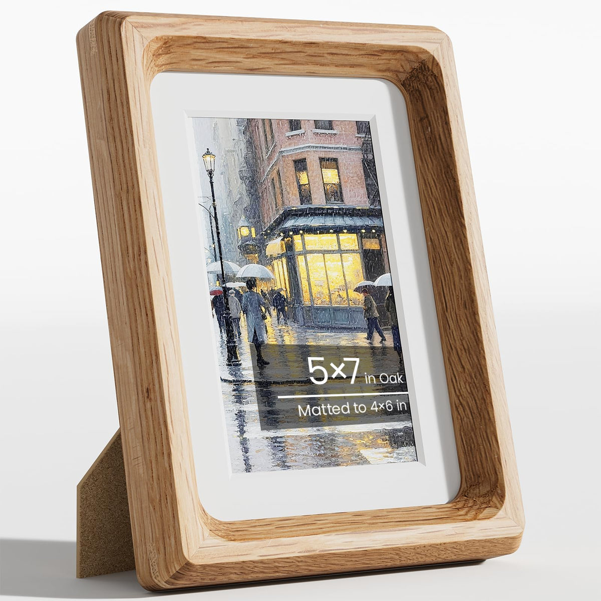 11x14 Picture Frame, Walnut Wooden Picture Frames for Wall Matted 8x10