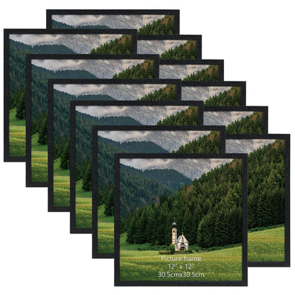 HORLIMER 8x10 Picture Frame Set of 15, Black Picture Frames Display 8 by 10 Photo for Wall or Tabletop