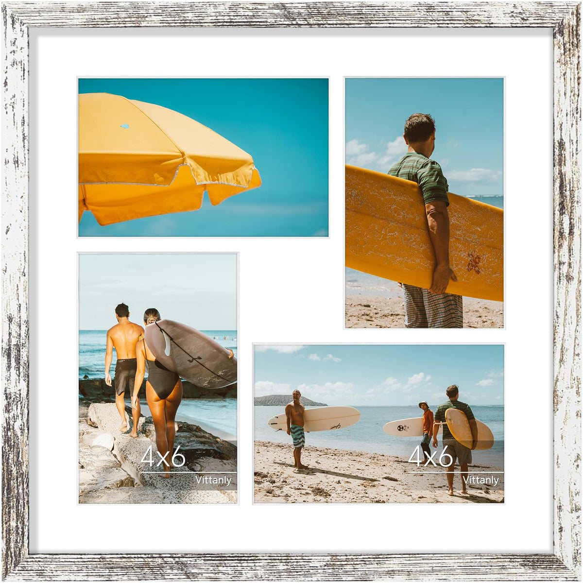 Vittanly 11x14 Collage Picture Frame for Wall Mounting, Black