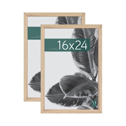 MCS Studio Gallery Poster Frame, 16x20, Walnut Woodgrain