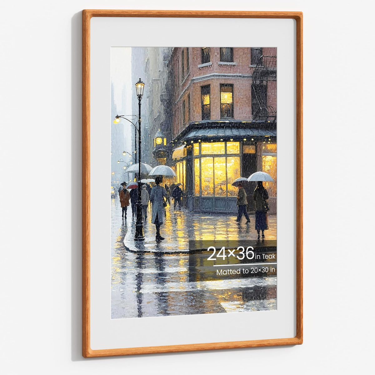 11x14 Picture Frame, Walnut Wooden Picture Frames for Wall Matted 8x10