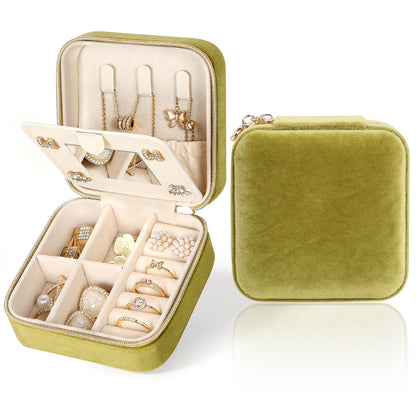 MFXIP Travel Jewelry Case Small Jewelry Box Jewelry Organizer Storage Case