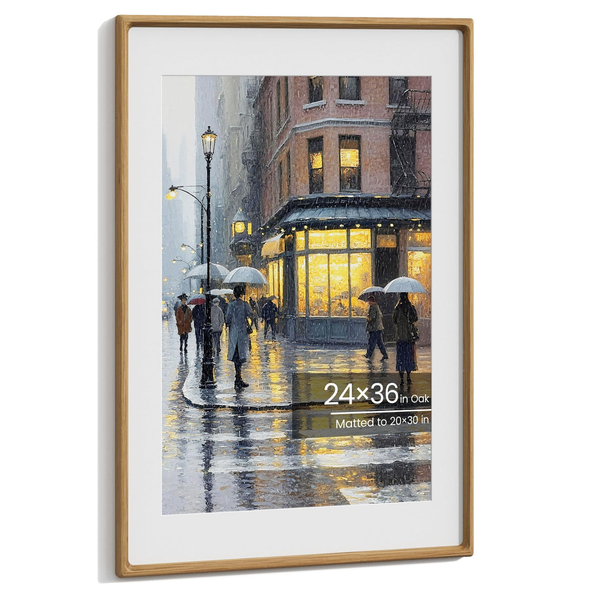11x14 Picture Frame, Walnut Wooden Picture Frames for Wall Matted 8x10