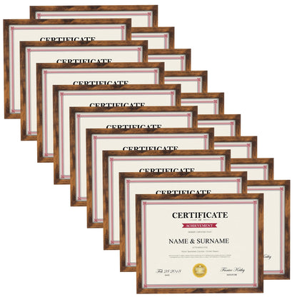 Giftgarden 5x7 Picture Frame Set of 18, Lightweight 5 by 7 Frames Bulk for Gallery Wall Photo Hanging and Tabletop Display, Black