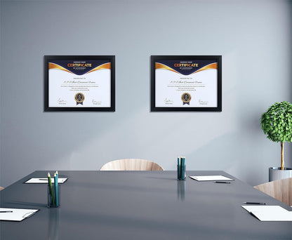 ELSKER&HOME 8.5x11 Picture Frame Certificate Document Frame 6 Pack Glass