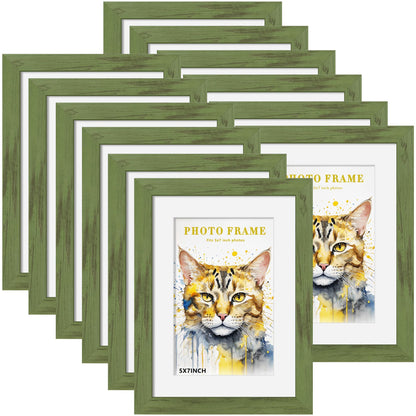 Picrit 8x10 Picture Frame Set of 12, Modern Gallery Wall Frames, Black