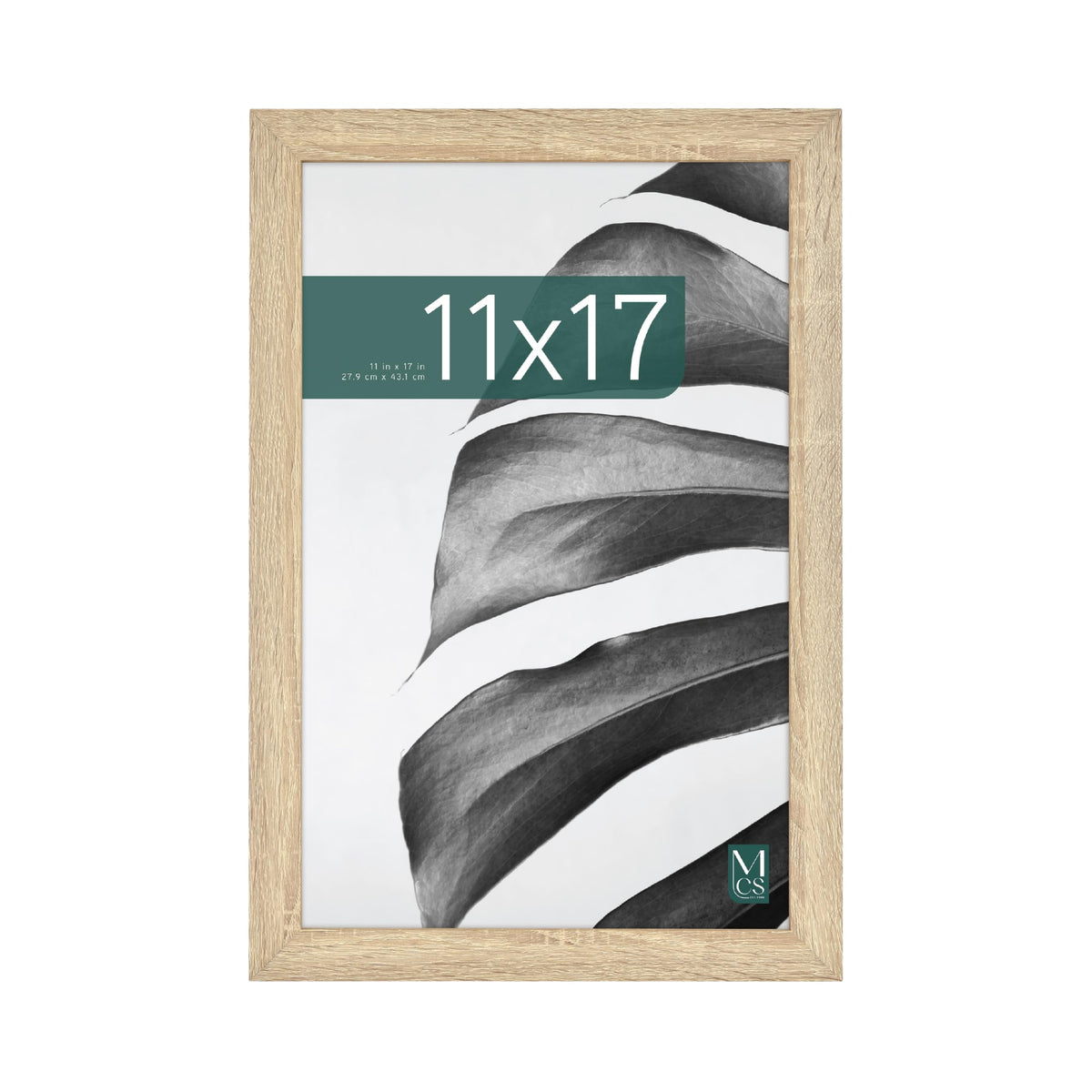 MCS Studio Gallery Poster Frame, 16x20, Walnut Woodgrain