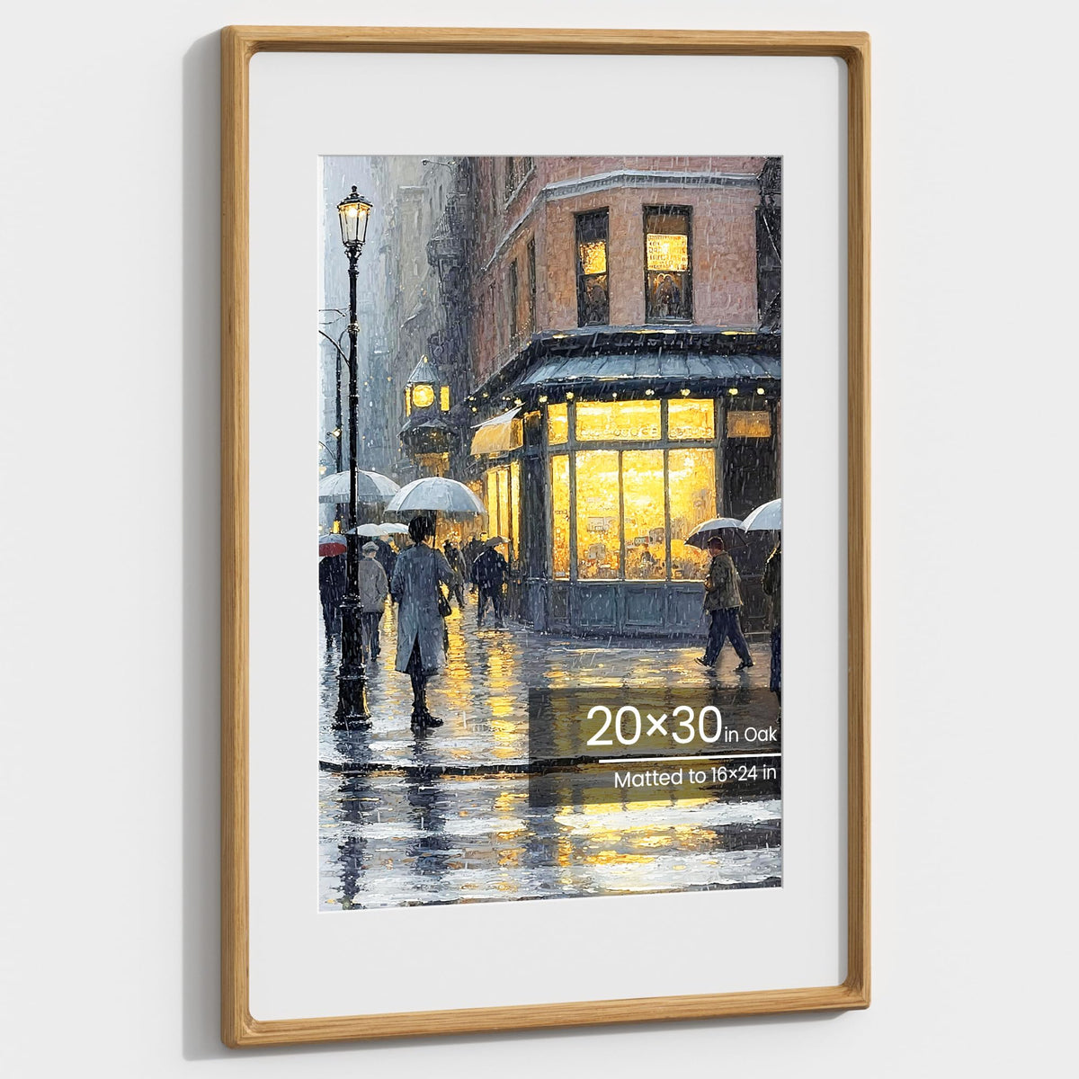11x14 Picture Frame, Walnut Wooden Picture Frames for Wall Matted 8x10