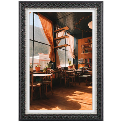 Golden State Art 11x14 Bronze Photo Frame White Mat for 8x10 Real Glass