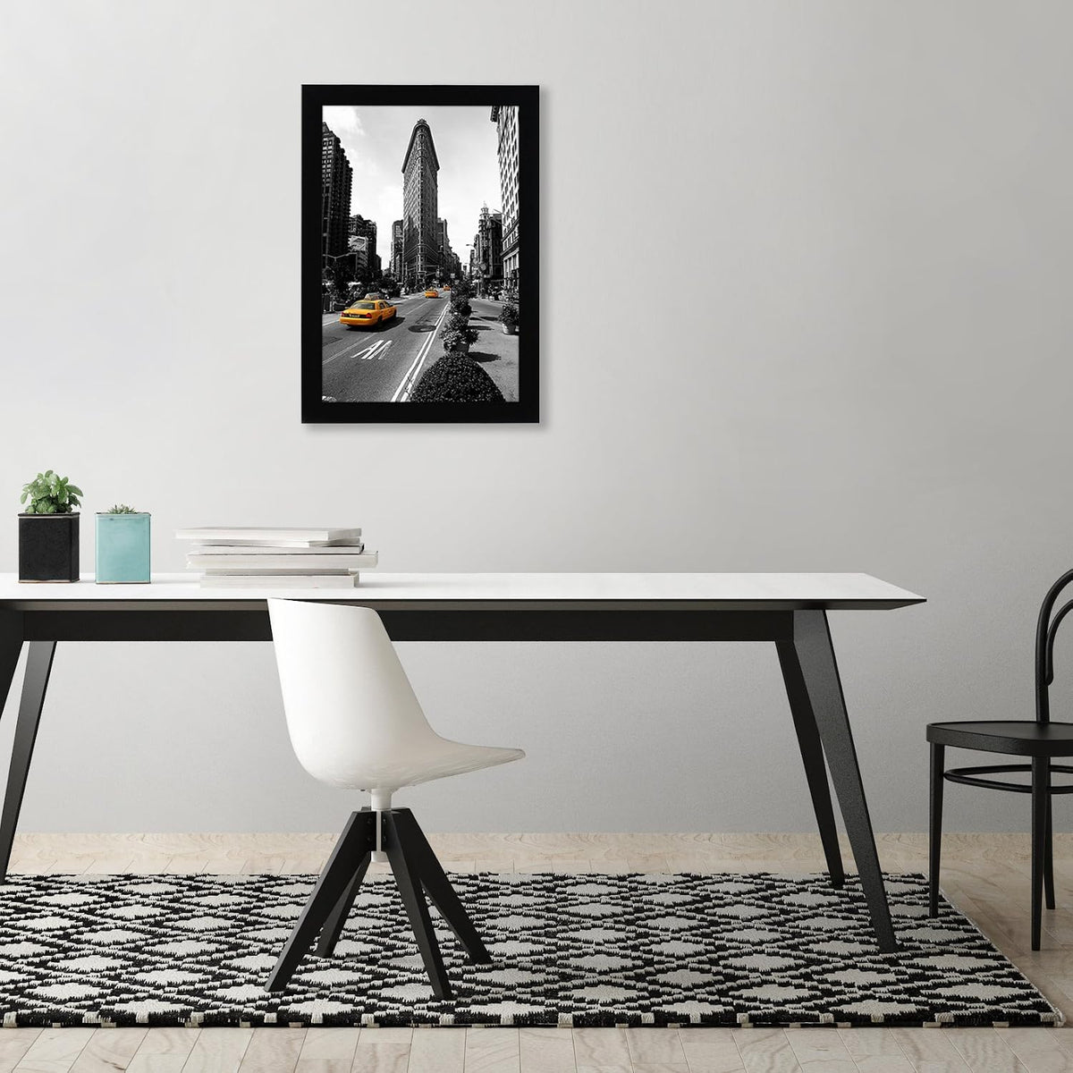 Americanflat 11x17 Picture Frame - Engineered Wood - Black