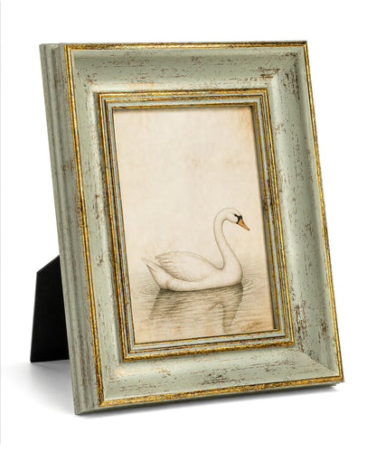 Afuly Vintage 8x10 Picture Frame Antique White Gold Photo Frame