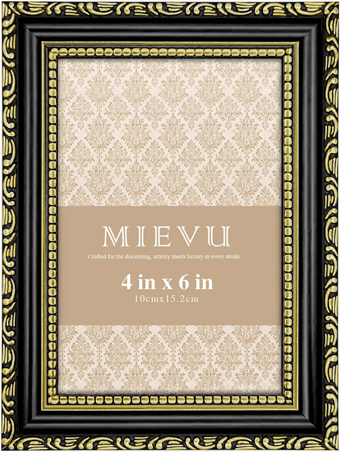 8x10 Picture Frame Gold, Ornate Vintage Photo Frame, Wall or Tabletop