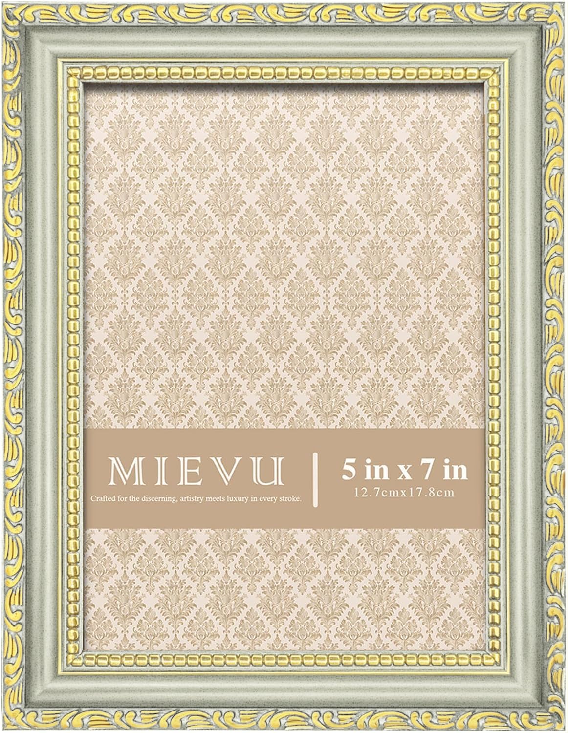 8x10 Picture Frame Gold, Ornate Vintage Photo Frame, Wall or Tabletop