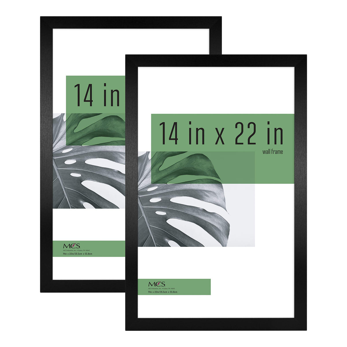 MCS Studio Gallery Poster Frame, 16x20, Walnut Woodgrain