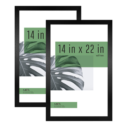 MCS Studio Gallery Poster Frame, 16x20, Walnut Woodgrain