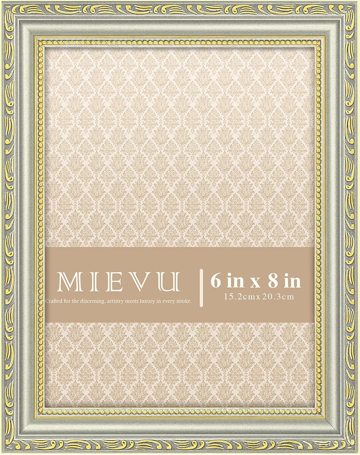 8x10 Picture Frame Gold, Ornate Vintage Photo Frame, Wall or Tabletop
