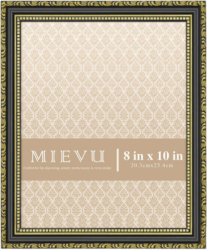 8x10 Picture Frame Gold, Ornate Vintage Photo Frame, Wall or Tabletop