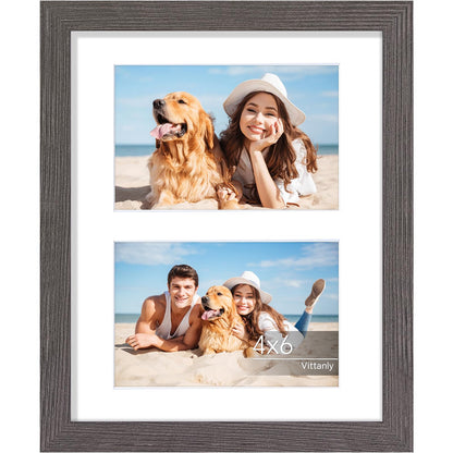 Vittanly 11x14 Collage Picture Frame for Wall Mounting, Black