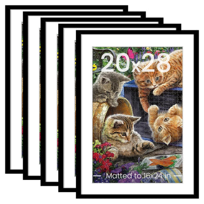 upsimples 8x10 Picture Frames, Gallery Wall Frames Set of 5, Black