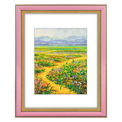 Golden State Art,8x10 Ornate Picture Frame Holds 5x7 Photo,Green Gold