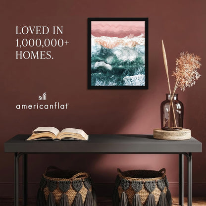 Americanflat 16x20 Poster Frame - Engineered Wood - Black
