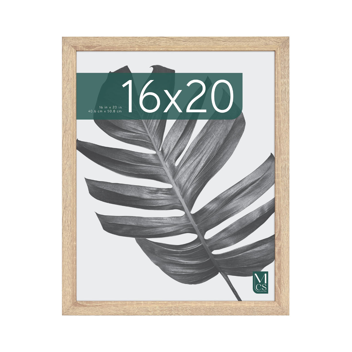 MCS Studio Gallery Poster Frame, 16x20, Walnut Woodgrain