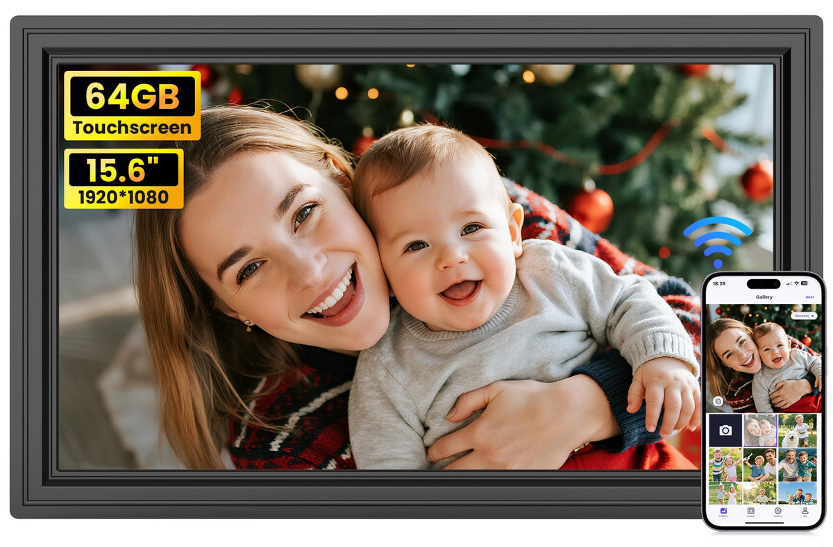 Uhale Digital Picture Frame 10.1" WiFi Electronic Photo Frames 32GB Storage