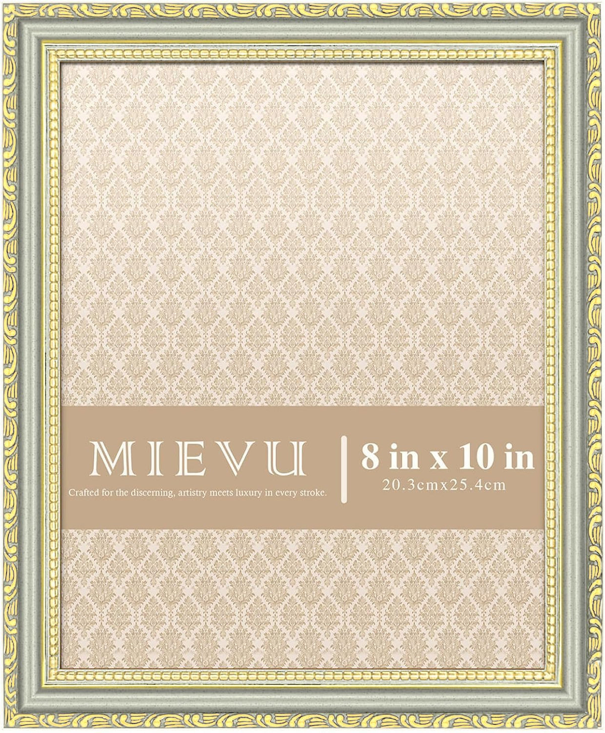8x10 Picture Frame Gold, Ornate Vintage Photo Frame, Wall or Tabletop