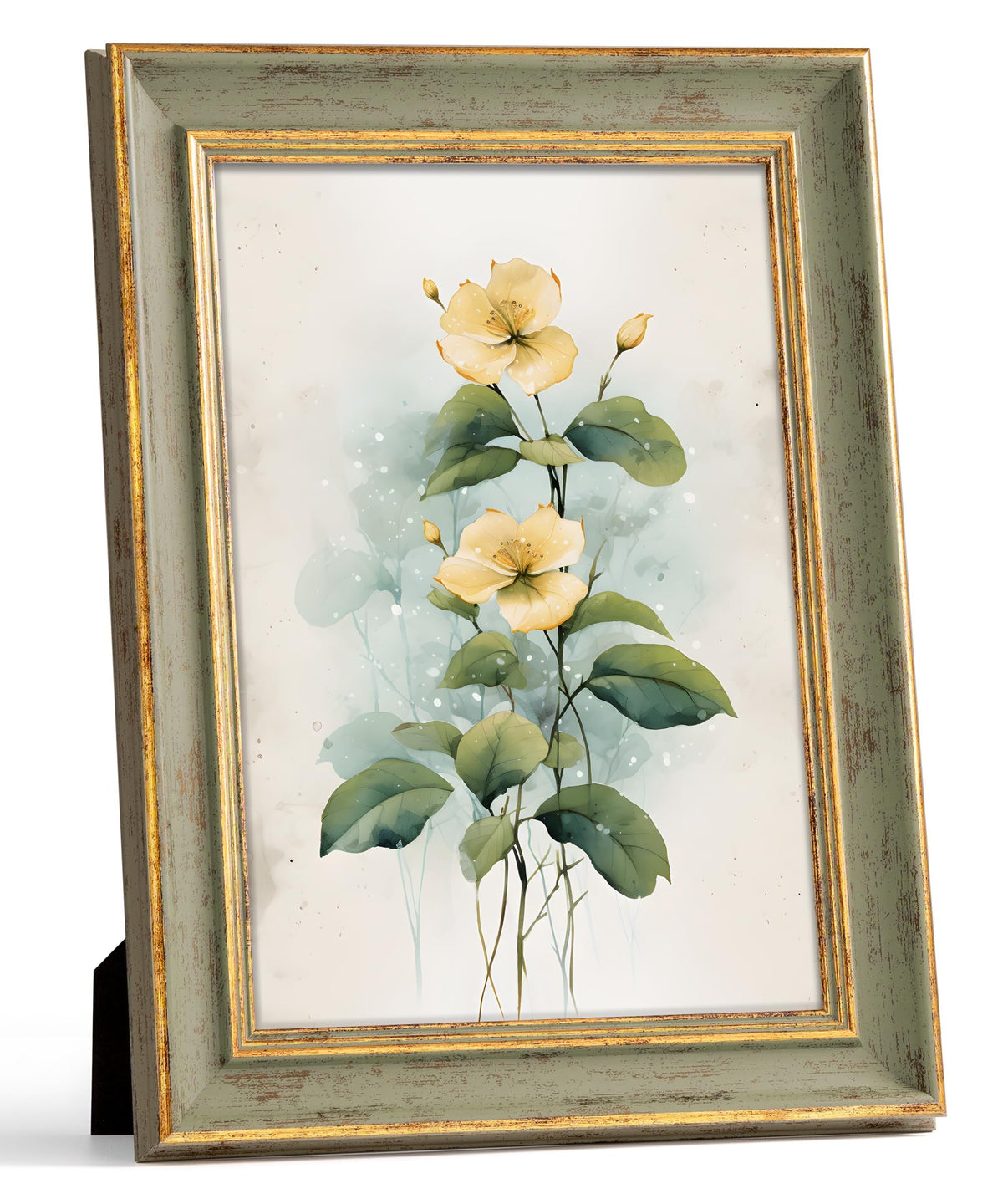 Afuly Vintage 8x10 Picture Frame Antique White Gold Photo Frame