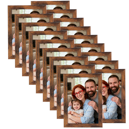 Giftgarden 5x7 Picture Frame Set of 18, Lightweight 5 by 7 Frames Bulk for Gallery Wall Photo Hanging and Tabletop Display, Black