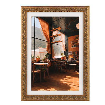 Golden State Art 11x14 Bronze Photo Frame White Mat for 8x10 Real Glass