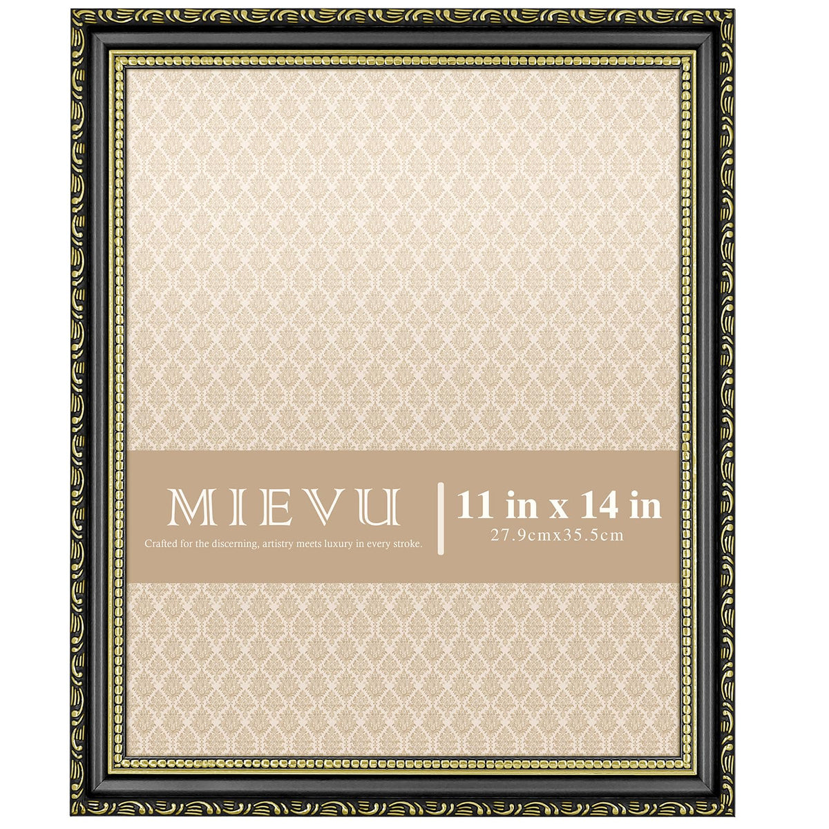 8x10 Picture Frame Gold, Ornate Vintage Photo Frame, Wall or Tabletop