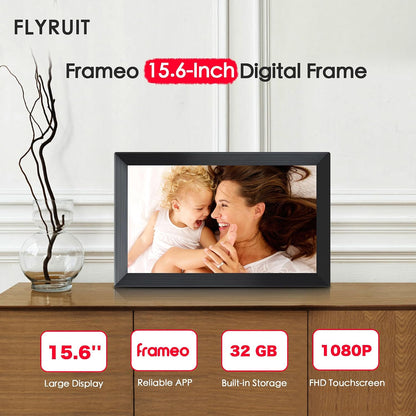 Frameo 15.6" Digital Picture Frame WiFi, Large Display Digital Photo Frame