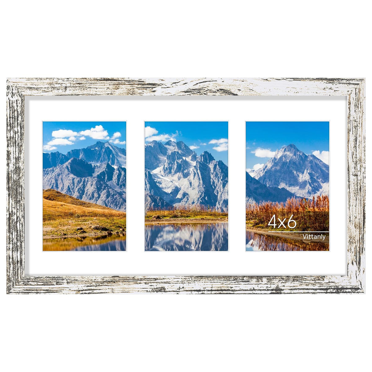 Vittanly 11x14 Collage Picture Frame for Wall Mounting, Black
