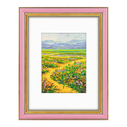 Golden State Art,11x14 Ornate Picture Frame Holds 8x10 Photo,Green Gold