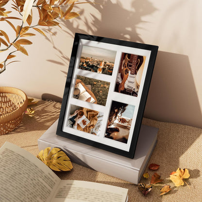 Vittanly 11x14 Collage Picture Frame for Wall Mounting, Black