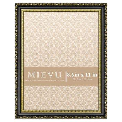 8x10 Picture Frame Gold, Ornate Vintage Photo Frame, Wall or Tabletop