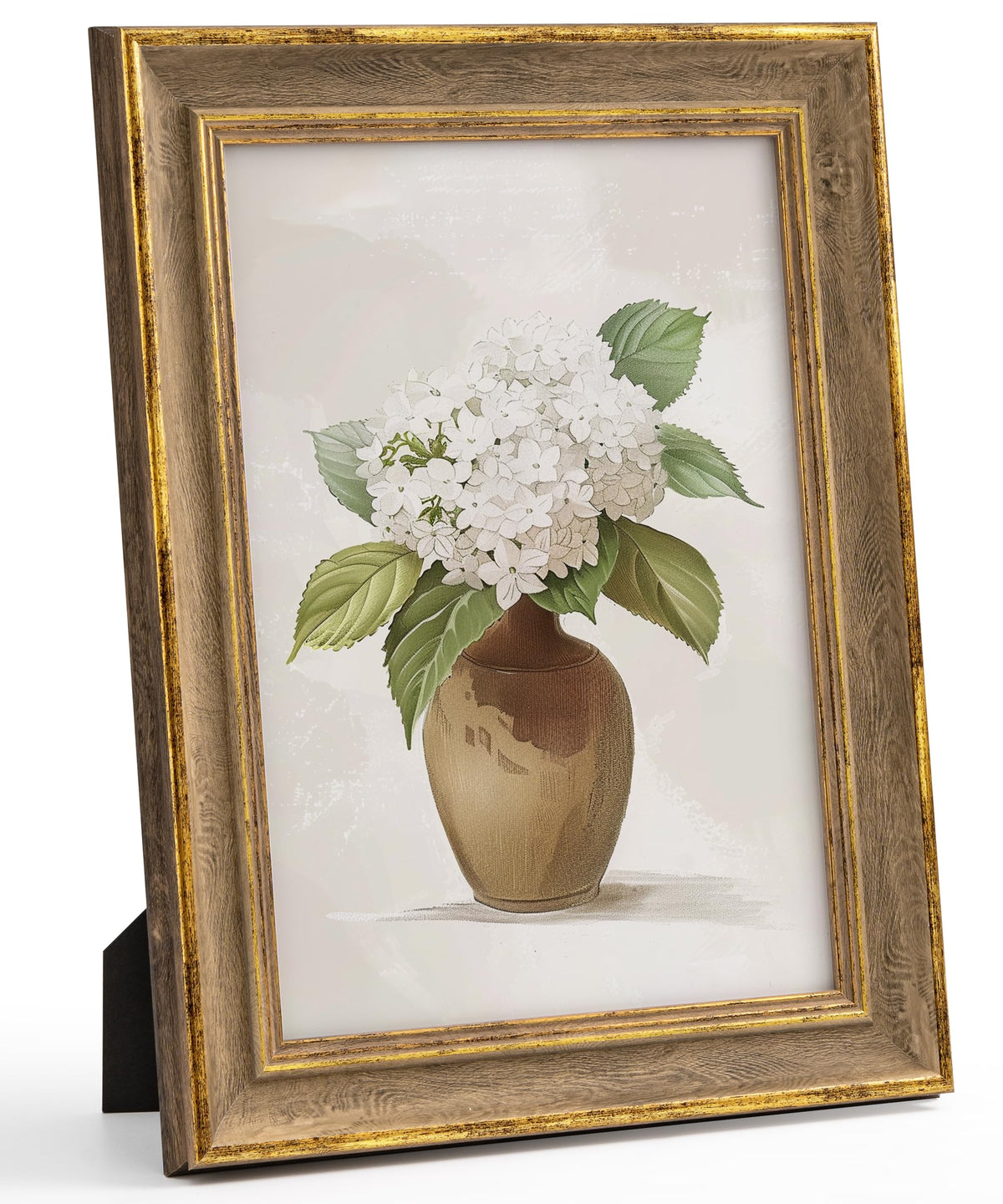Afuly Vintage 8x10 Picture Frame Antique White Gold Photo Frame
