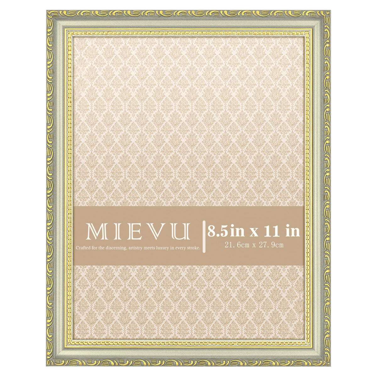 8x10 Picture Frame Gold, Ornate Vintage Photo Frame, Wall or Tabletop
